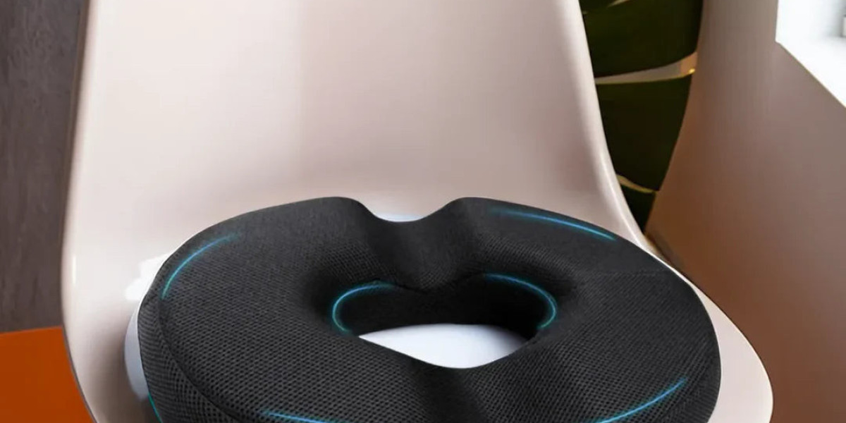 Comfortable Donut Pillow Seat for Hemorrhoids & Post-Surgery Relief